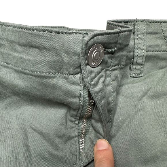 HUDSON Green Utility Shorts Women's Size 29 Pockets Lightweight Summer - Picture 7 of 11